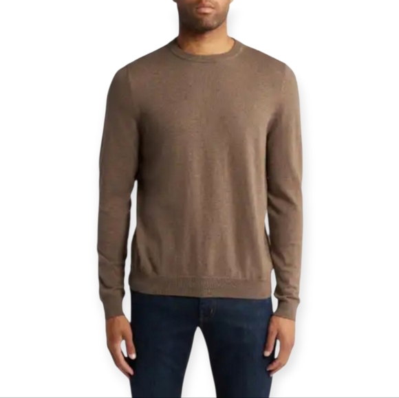 Christian Lacroix Other - Christian Lacroix Extra Fine Merino Wool Crew Neck Sweater Size Large Tan